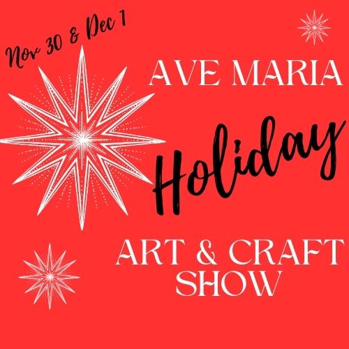 Logo for Ave Maria Holiday Art & Craft Show Nov 30/Dec 1 2024